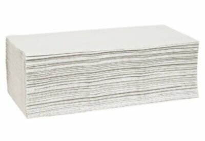 Abena V-Vouw Handdoekjes – 1-laags – 23 x 25 cm – Gerecycled – Ongebleekt – 20 x 250 vel
