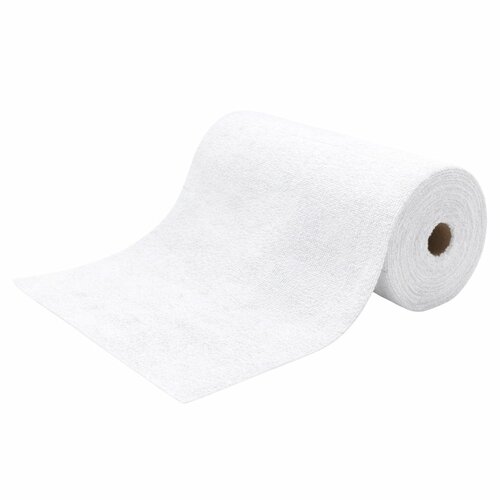 Rol 75 doeken Tricot First microvezel doek 30x30 cm wit