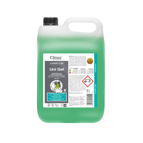 Clinex LAUNDRY-LINE Uni-Gel Wasgel 5 liter voor wit en gekleurd textiel
