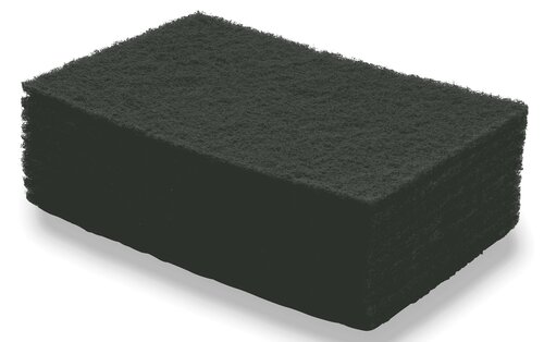 Schuurvlies ChiaMo.nl zwart 230 × 150 mm – 10 stuks