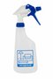 Sprayflacon met sprayer, schaalverdeling en pictogram 600 ml interieur