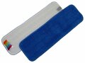 Mop microvezel 44 cm blauw met Velcro en kleurcodering